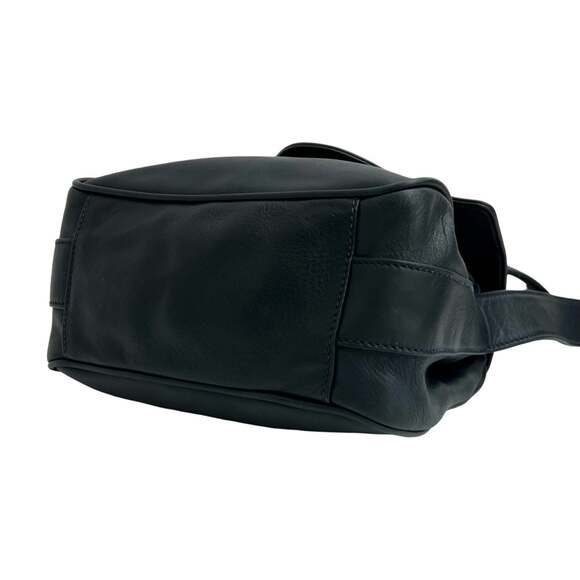 GUCCI (Old Gucci) Vintage Horseshoe Leather Shoulder Bag/Pochette, Navy, i36-8 - Picture 8 of 10